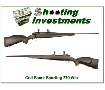 Colt Sauer Sporting in 270 Winchester!